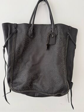 Coach Tatum Studded Leather Tote